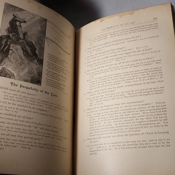 Vintage 1889 Bible Readings For The Home Circle by Review and Herald Publishing